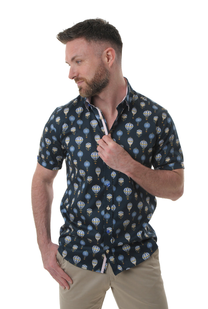 Hot Air Balloons Short Sleeve Shirt