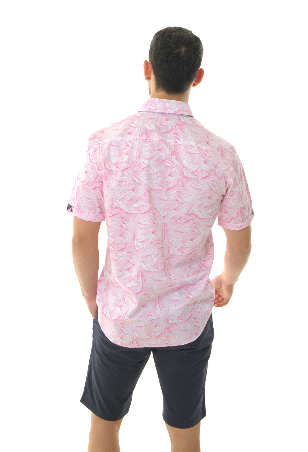 Pink Waves Short Sleeve Shirt