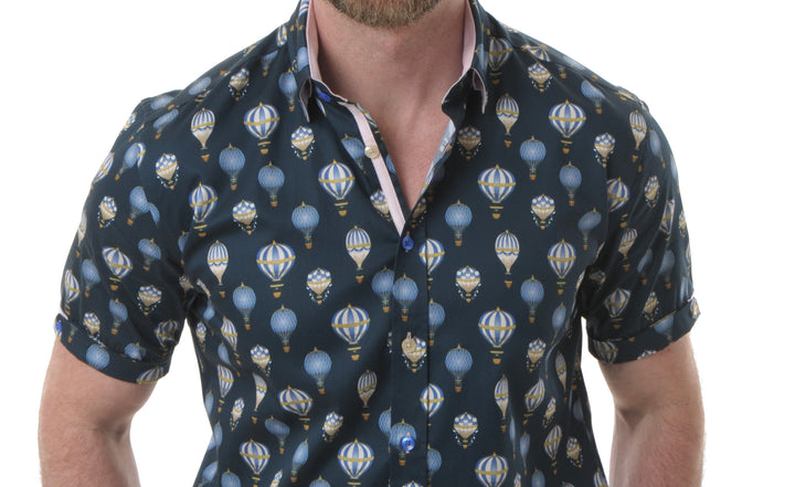 Hot Air Balloons Short Sleeve Shirt