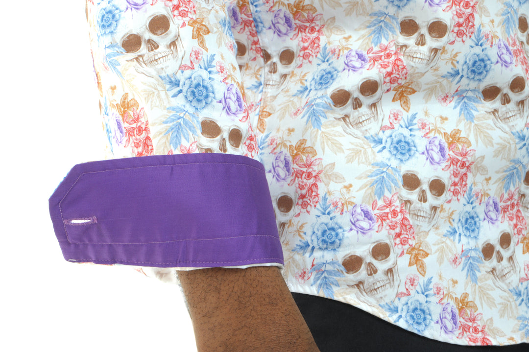 Floral Skulls Shirt